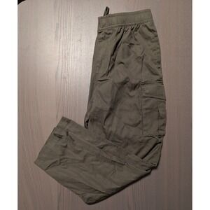 NWT CSG Mens Large Cargo Pants Olive Green Tapered Leg Standard Fit